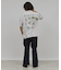 モチーフバックプリントTシャツ