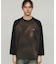 ブリーチラグランスリーブTシャツ