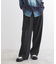 ワイドテーパードタックパンツ