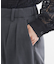 ワイドテーパードタックパンツ