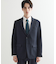 【洗える】ピンヘッドストレッチセットアップ／上下2点セット／速乾／WEB限定／ビジカジ対応
