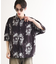 【WEB限定】無地/花柄アソートドレープ半袖シャツ