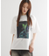 フラワープリントTシャツ