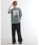 フラワープリントTシャツ