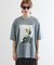 フラワープリントTシャツ