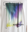 オーロラプリントドレープTシャツ