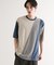 【UV、接触冷感】ナナメ切替アソートTシャツ