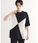 【UV、接触冷感】ナナメ切替アソートTシャツ