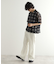メッシュオンブレーチェックシャツ