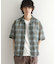 メッシュオンブレーチェックシャツ