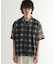 メッシュオンブレーチェックシャツ