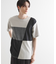 ブロック切替半袖Tシャツ