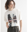 アーバングラフィックブラシ刺繍Tシャツ