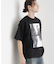 アーバングラフィックブラシ刺繍Tシャツ