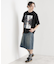 アーバングラフィックブラシ刺繍Tシャツ