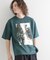 アーバングラフィックブラシ刺繍Tシャツ