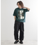 アーバングラフィックブラシ刺繍Tシャツ
