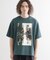 アーバングラフィックブラシ刺繍Tシャツ