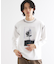 フラワーフォトエンブロヘビーウェイトスムースTシャツ