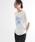 ボカシフラワーTシャツ