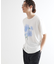 ボカシフラワーTシャツ