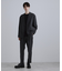 【2点セットジャケット＋パンツ】エアリードライノーカラージャケット＆スラックス