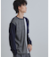 切替グレンチェックカットソー