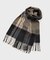 カシミヤチェックマフラー