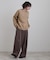 シャギープルオーバーニット