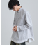 レイヤードストライプシャツ