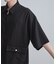 フロントジップシャツアウター