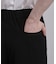 テッククレープワイドストレートパンツ