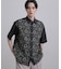 ボタニカルレースシャツ