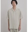 【暑い夏に最適！】ルーズトロミシャツセットアップ/上下2点セット/接触冷感/ストレッチ/洗える/オープンカラーシャツ/ワイドテーパードパンツ