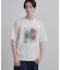 フラワープリントTシャツ