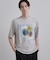フラワープリントTシャツ