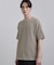 リブフェイクレイヤードTシャツ