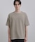 リブフェイクレイヤードTシャツ