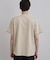異素材ブロック切替Tシャツ