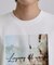 ブラシ刺繍長袖Tシャツ