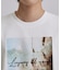 ブラシ刺繍長袖Tシャツ