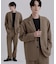 【さらりタッチシリーズ/上下2点セット】シングルジャケットセットアップ/シングルジャケット/ストレートパンツ/防シワ/洗濯可/イージーケア/高汎用性/スーツ