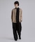 ブロッキングシャツ