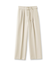 ベルト付き2タックパンツ