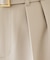 ベルト付き2タックパンツ