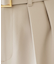 ベルト付き2タックパンツ