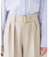 ベルト付き2タックパンツ
