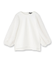 【丸首/Tシャツ風/短丈】シャギースリーブ ポンチカットソー