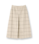 グレンチェックスカート