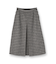 シャギーチェックスカート